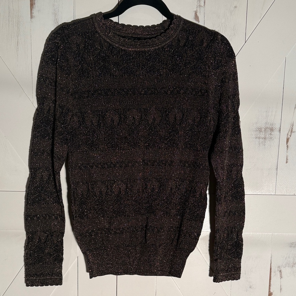 Bronze Lurex Lightweight Sweater Women's